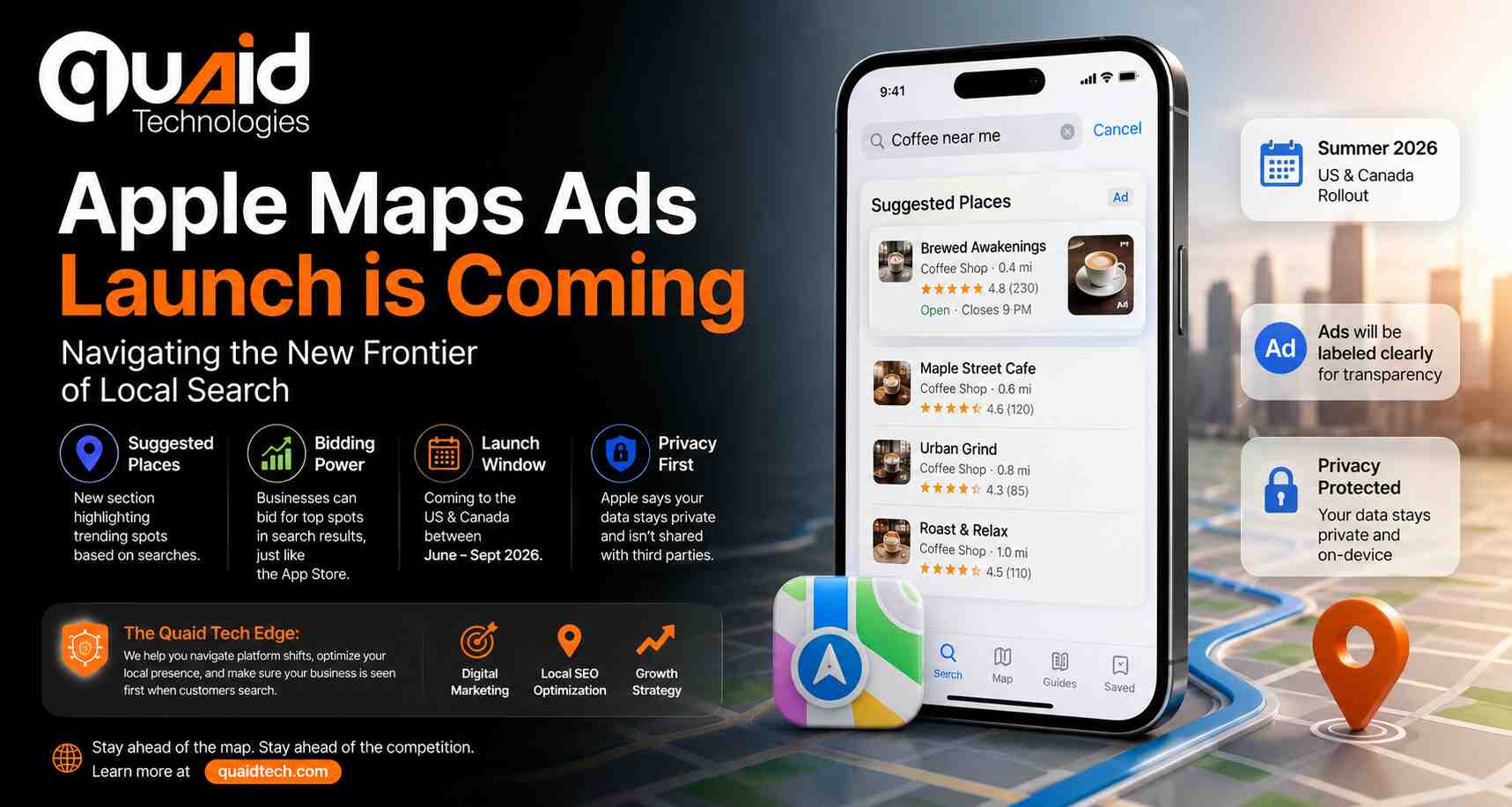 Apple Maps ads launch