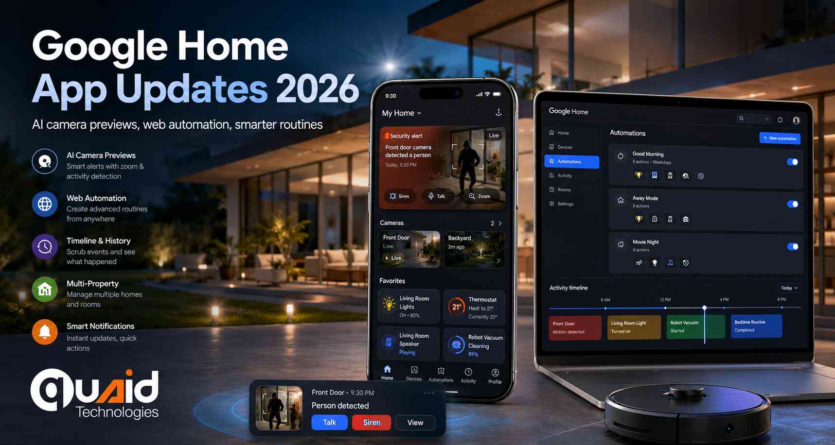 Google Home App Updates